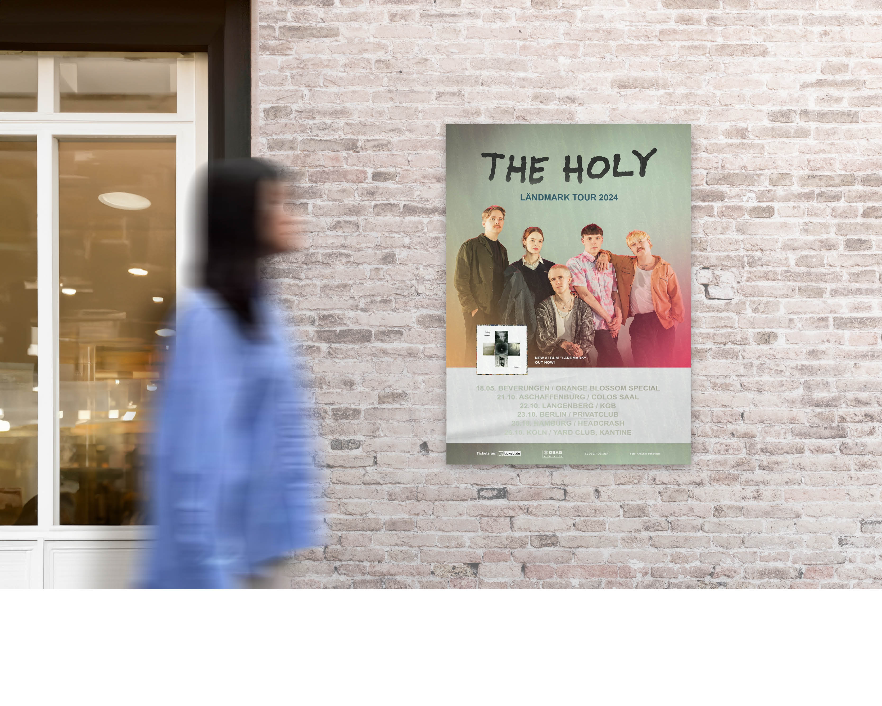 Plakate für The Holy - Ländmark Tour 2024 - DEAG Plakate für The Holy - Ländmark Tour 2024 - DEAG