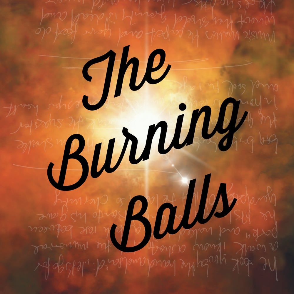 Design Band Logo Plakate Web Flyer CD Cover The Burning Balls